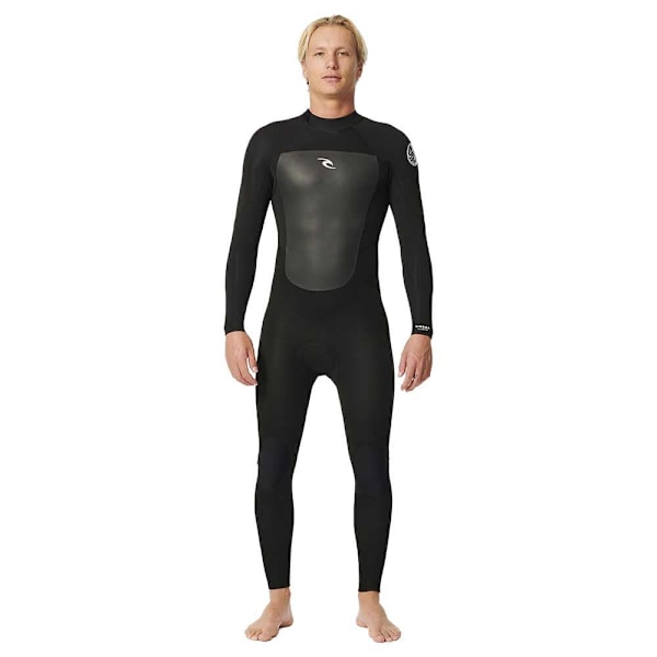 Rip Curl Langærmet Neoprendragt Med Lynlås Bagpå Omega 3/2 Mm Gb Steamer Sort MS