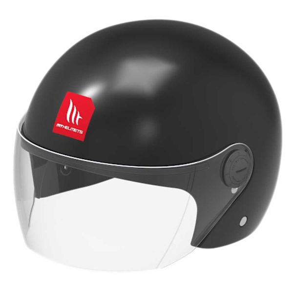 Mt Helmets Åben Ansigtshjelm Street S Solid Sort XS