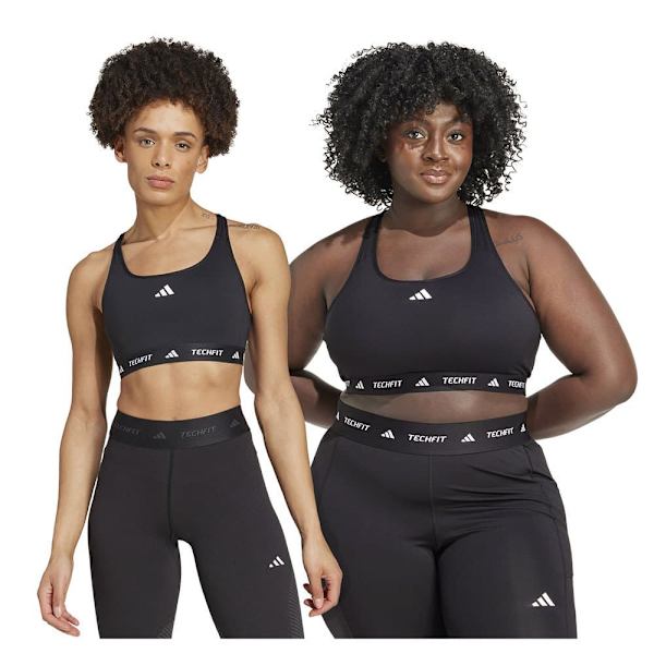 Adidas Techfit Medium Sport-bh Med Medium Stöd  XL / AB Kvinna