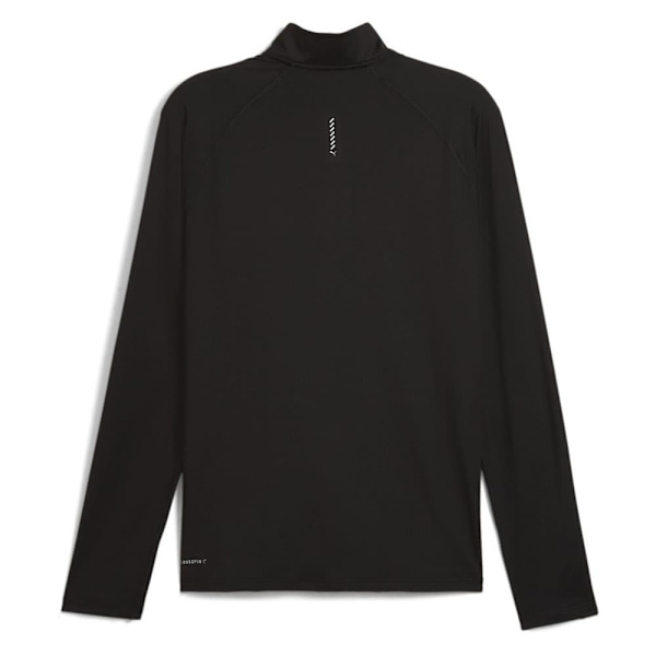 Puma Velocity Cloudspun Halv Lynlås Sweatshirt Sort M Mand