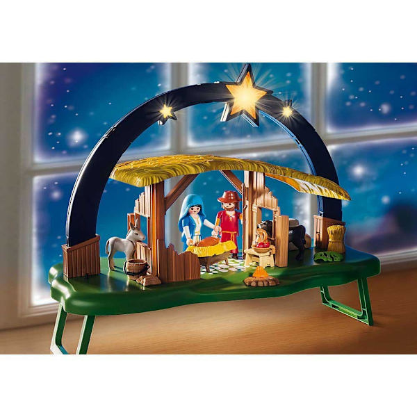 Playmobil Julkrubba Med Ljus 9494 Flerfärgad