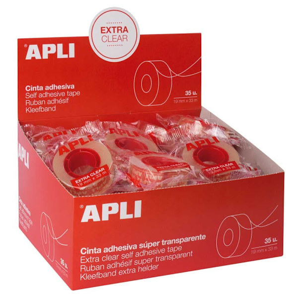 Apli Läpinäkyvä Teippi 19 X33 M