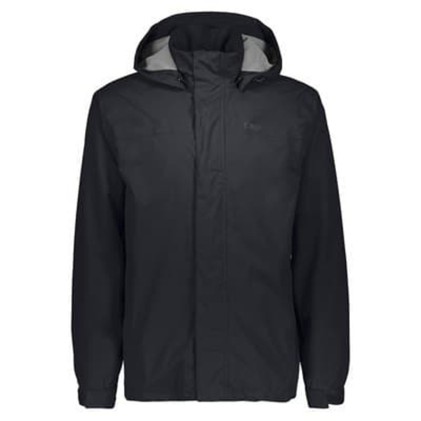 Cmp Jakke Rain Snaps Hood 39x7367 Sort 2XL Mand