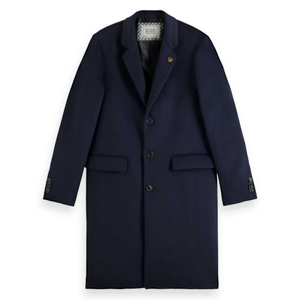 Scotch & Soda Wool Classic Kappa Blå L Man