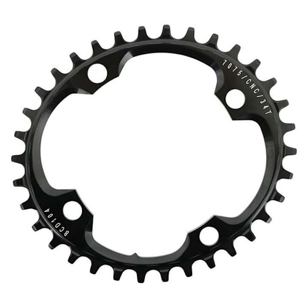 Massi Til Shimano Kædekrans Oval 104 Bcd Sort 32t