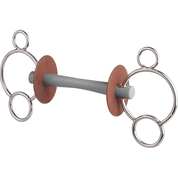 Beris Pehmeä Snaffle 3 Comfort Hopeinen 140 mm