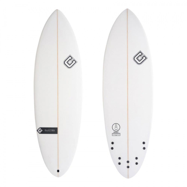 Clayton Surfbräda Rocket 5´7´´ Vit 170.2 cm