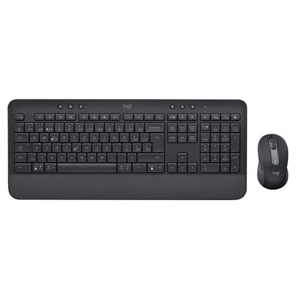 Logitech Trådløs Mus Og Tastatur Mk650 Søvfarvet Nordic QWERTY
