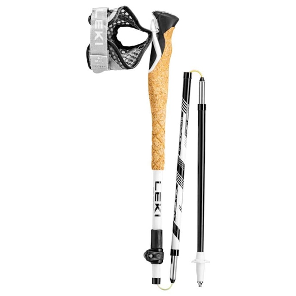 Leki Polacker Cross Trail Fx Superlite Compact Vit 100-120 cm