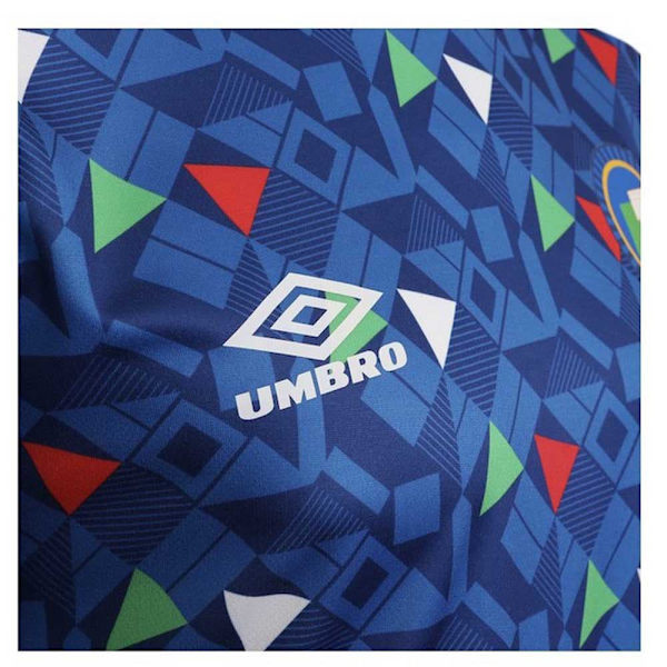 Umbro Lyhythihainen T-paita Italy All Over Print World Cup Monivärinen XL Mies
