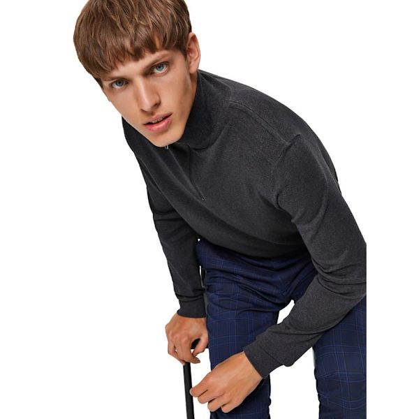 Selected Cardigan Berg Grå M Mand