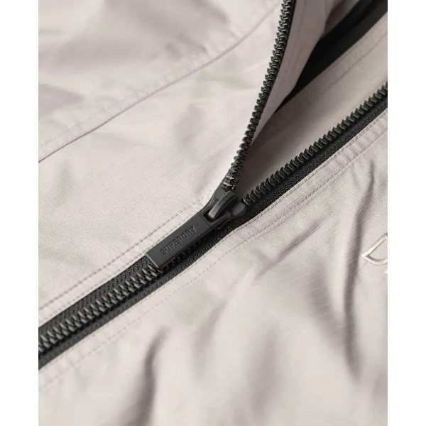Superdry Embroidered Windbreaker Jakke Grå S Kvinde