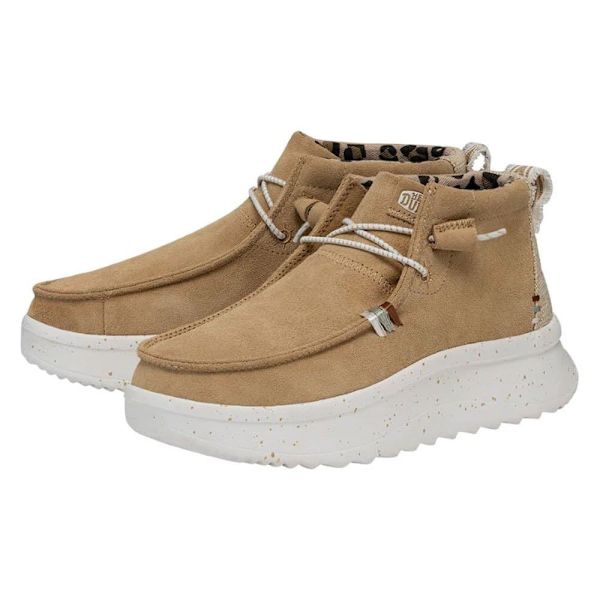 Hey Dude Skor Wendy Peak Hi Suede Brun EU 39 Kvinna