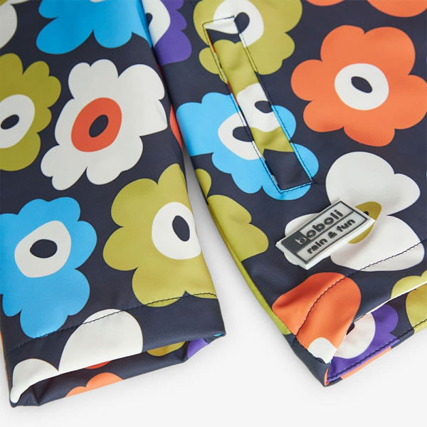 Boboli Hooded Rain Floral Jakke Flerfarvet 12 Years