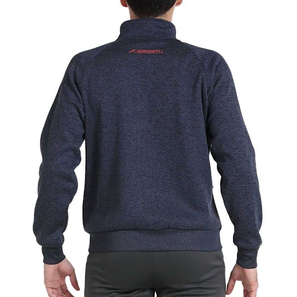 John Smith Sweatshirt Med Fuld Lynlås Carana Blå XL Mand