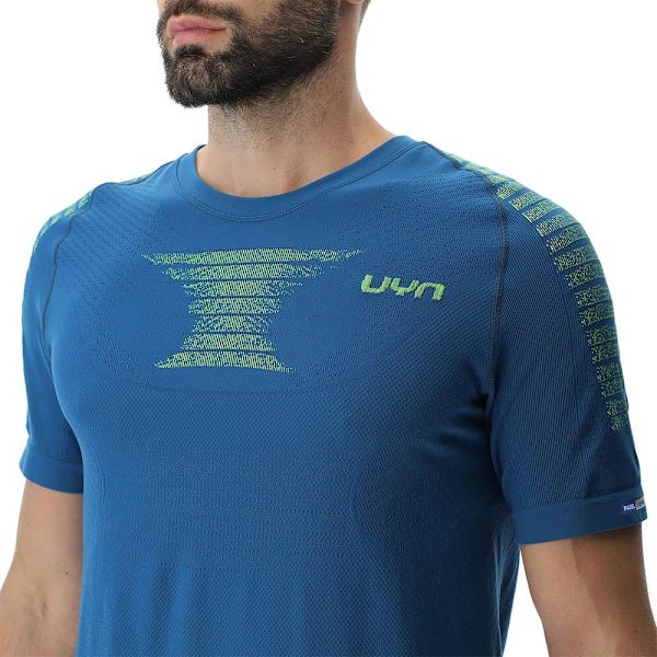 Uyn Kortärmad T-shirt Padel Series Smash Blå M Man