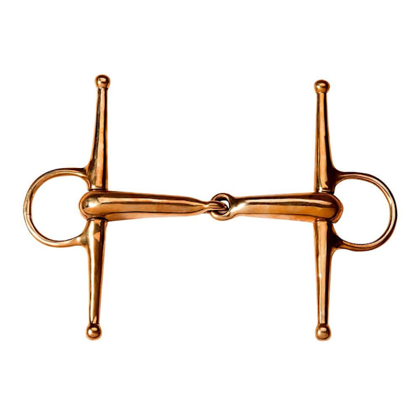 Feeling Full Cheek Hollow Snaffle Cyprium Kultainen 125 mm
