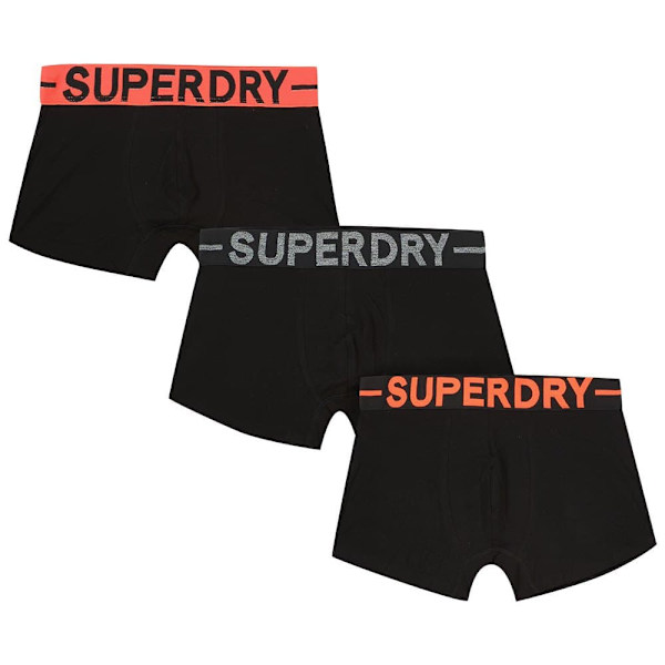 Superdry Boxare Trunk 3 Enheter Flerfärgad S Man