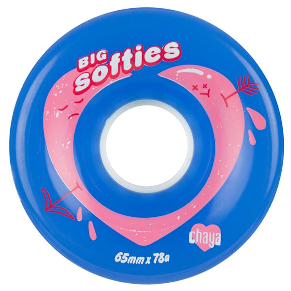 Chaya Skridskor Hjul Big Softie´s Clear Durchsichtig 65 mm / 78A