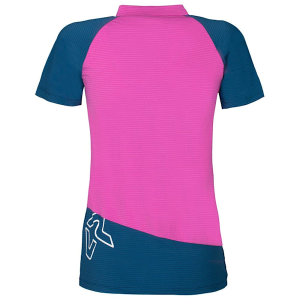 Rock Experience Merlin Kortærmet Baselayer Blå,Rosa XS Kvinde