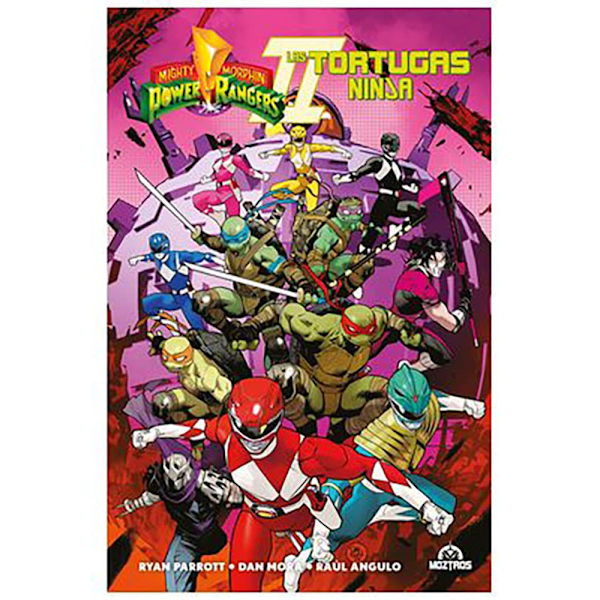 Moztros Producciones Mmpr Vs Las Tortugas Ninja 02 Tegneserie  Spanish