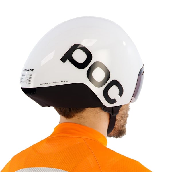 Poc Cerebel Raceday Hjelm Hvid M