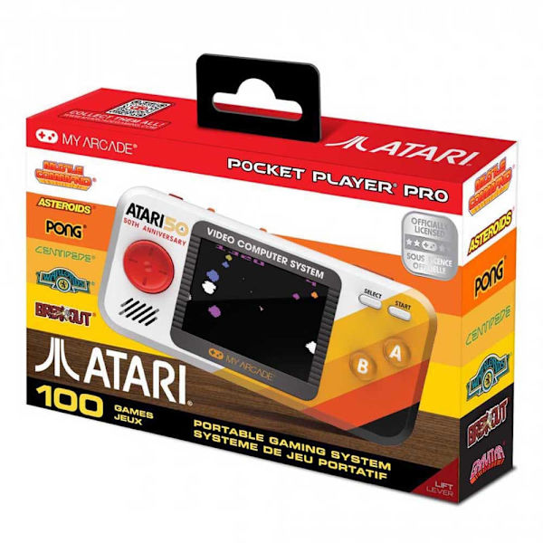 My Arcade Spil Retro Konsol Pocket Player Atari 100