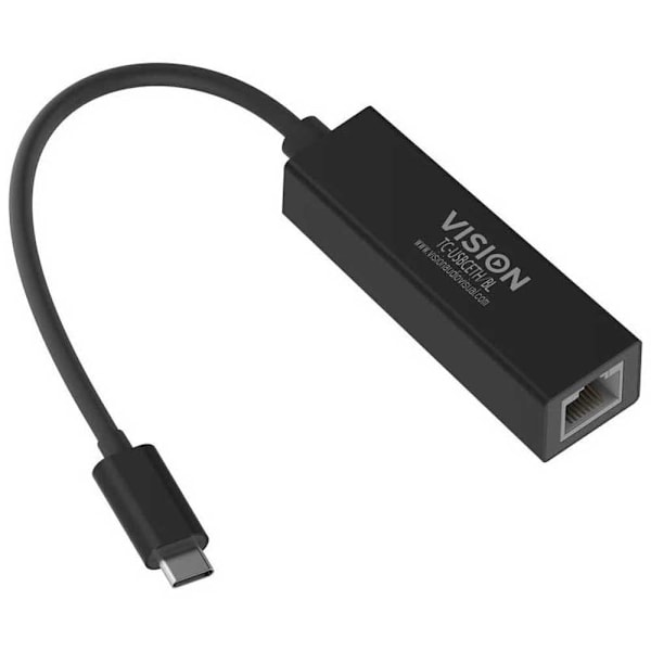 Vision Usb-c Til Rj 491970 45 Adapter Sort