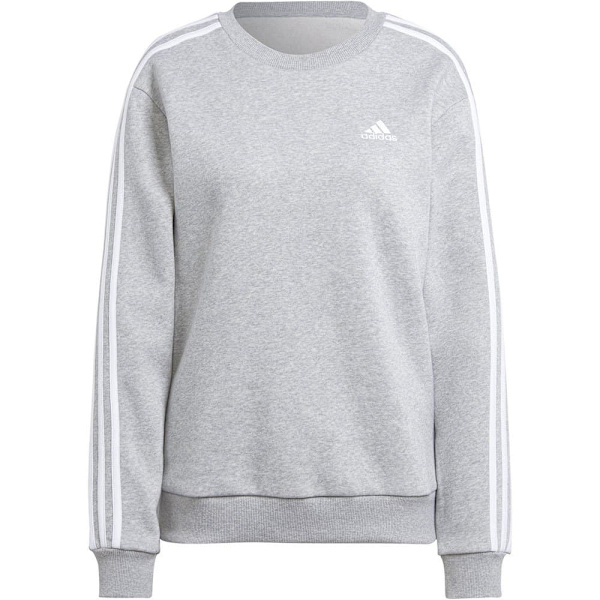 Adidas 3 Stripes Fl Huppari Harmaa L Nainen