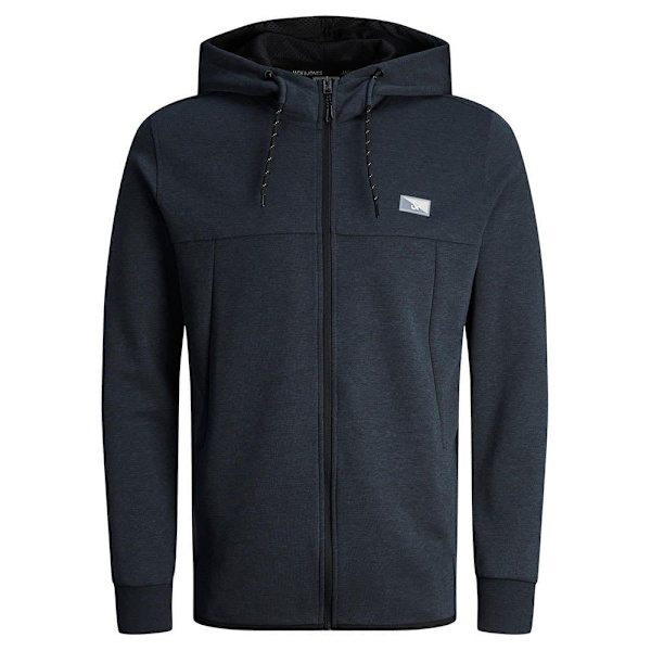 Jack & Jones Sweatshirt Med Fuld Lynlås Air Blå M Mand