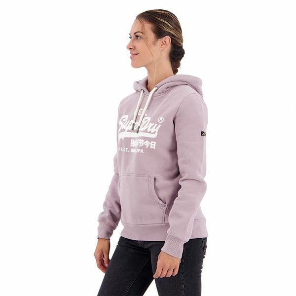Superdry Hættetrøje Vl Embellish Lilla XS Kvinde