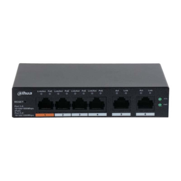 Dahua Port Poe Switch It Dh-cs4006-4gt-60 Gigabit 4