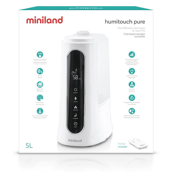 Miniland Pure Humitoc Luftfugter Transparent One Size / EU Plug