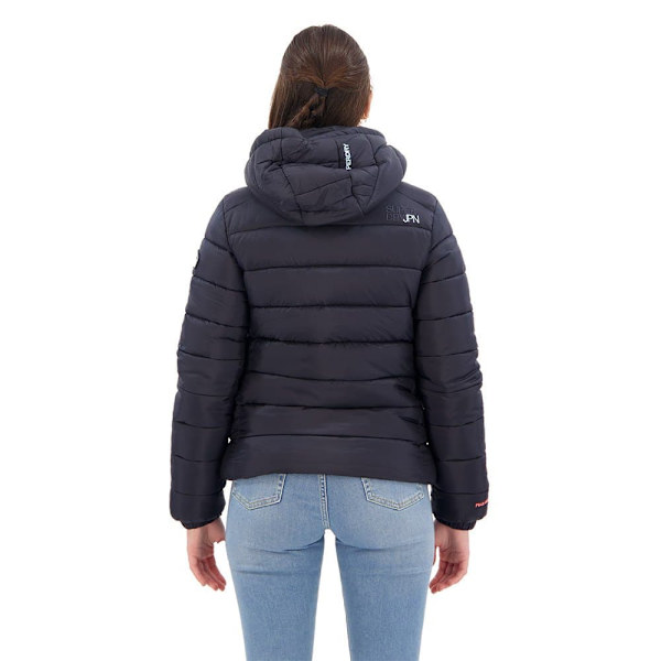 Superdry Fuji Padded Jakke Blå M Kvinde