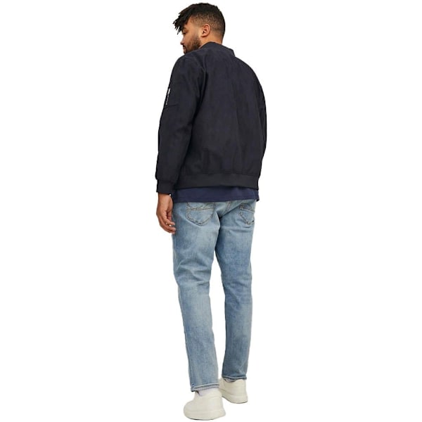 Jack & Jones Jakke Rocky Faux Suede Sort 4XL / Regular Mand