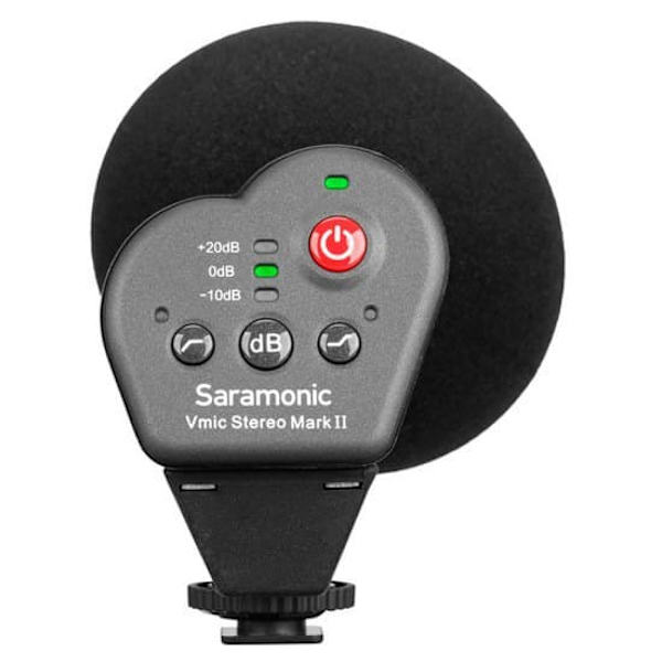 Saramonic Videokamera Mikrofon Vmic Stereo Mark Ii Sort
