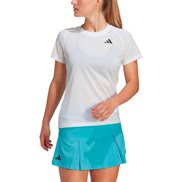 Adidas Lyhythihainen T-paita Club Valkoinen L Nainen