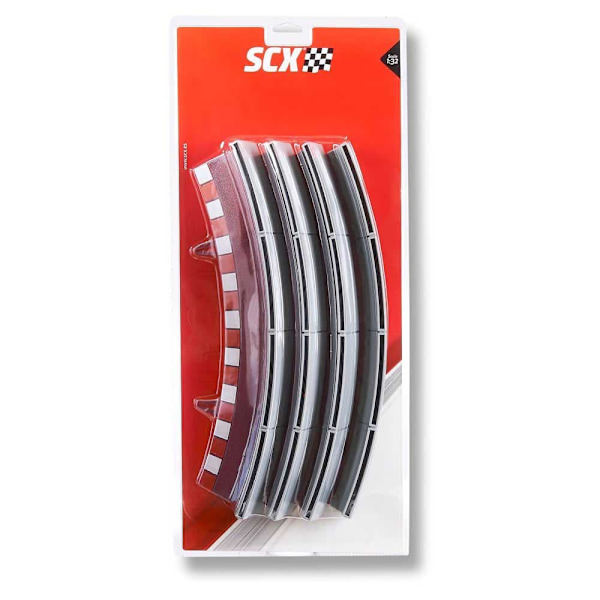 Scalextric Curva Valla Edge R Standard Universal 2 4 Enheter Röd