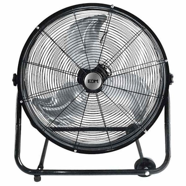 Edm 180w Industrial Industrial Gulv Ventilator 60 Cm Sort One Size / EU Plug