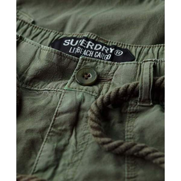 Superdry Lightweight Beach Cargobyxor Grönt 30 Kvinna