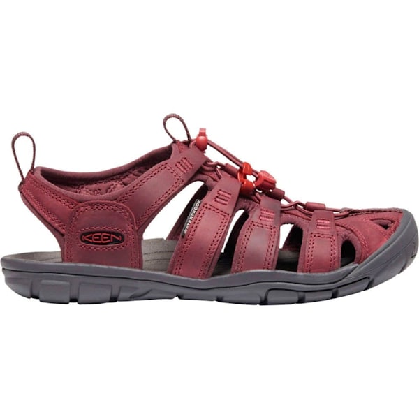 Keen Sandaler Clearwater Cnx Leather Röd EU 37 1/2 Kvinna