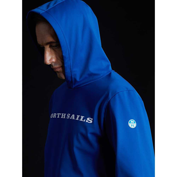 North Sails Performance Hættetrøje Race Soft Shell+ Blå XL Mand