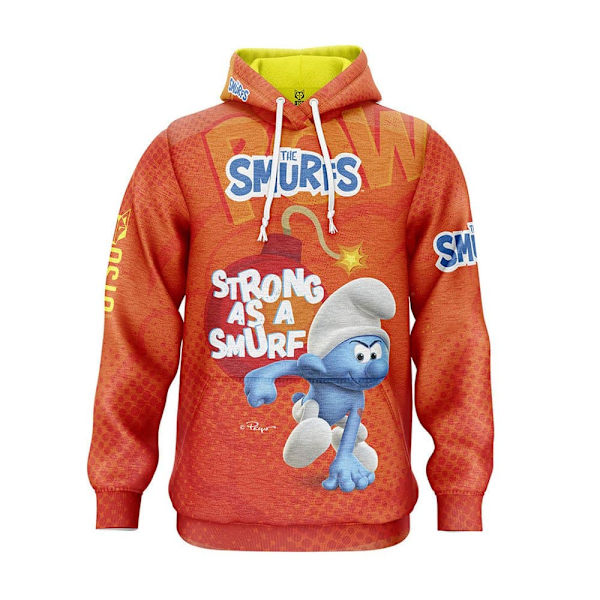Otso Hættetrøje Smurfs Strong Orange XL Mand