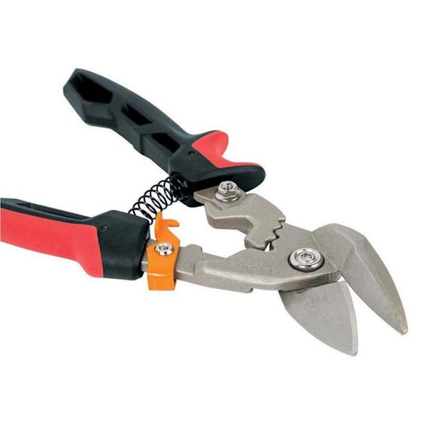 Fiskars Snippoffset Vänster Plåtsax Powergear Aviation 38.1 Mm Silver