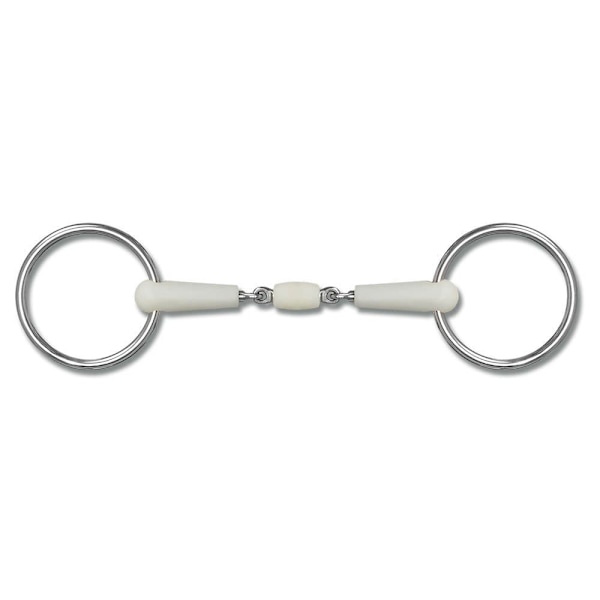 Happy Mouth Snaffle 14 Mm Silver 15 cm