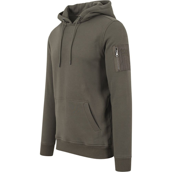 Urban Classics Sweatshirt Basic Bomber Grøn M Mand