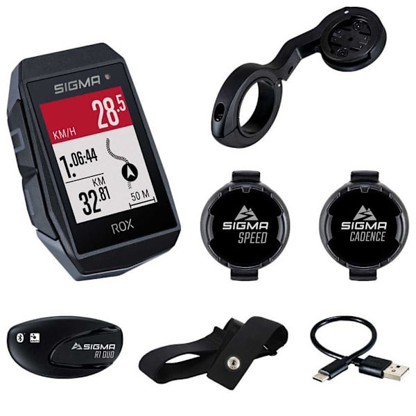 Sigma Cykeldator Med Sensorsats Rox 11.1 Evo Svart