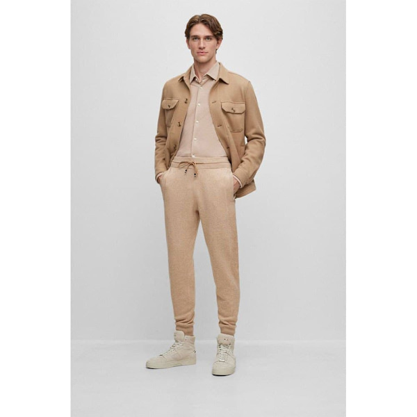 Boss Lang ærmet Skjorte Hal Kent C3 223 10230023 Beige 44 Mand