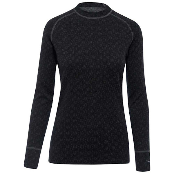 Thermowave Langærmet Basislag Xtrm412 Merino Xtreme Sort XL Kvinde