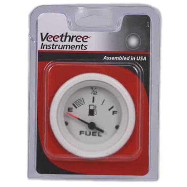 Veethree Polttoainemäärän Mittari Artic Hopeinen 52 mm